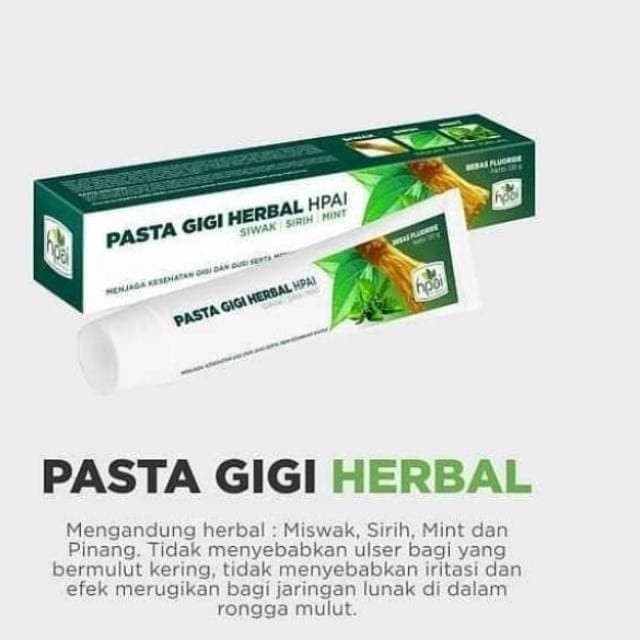 Pasta Gigi Herbal 100% Garansi Asli Produk HNI HPAI