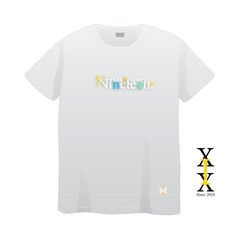 T-shirt Nineteen-19 kaos distro pria dan wanita