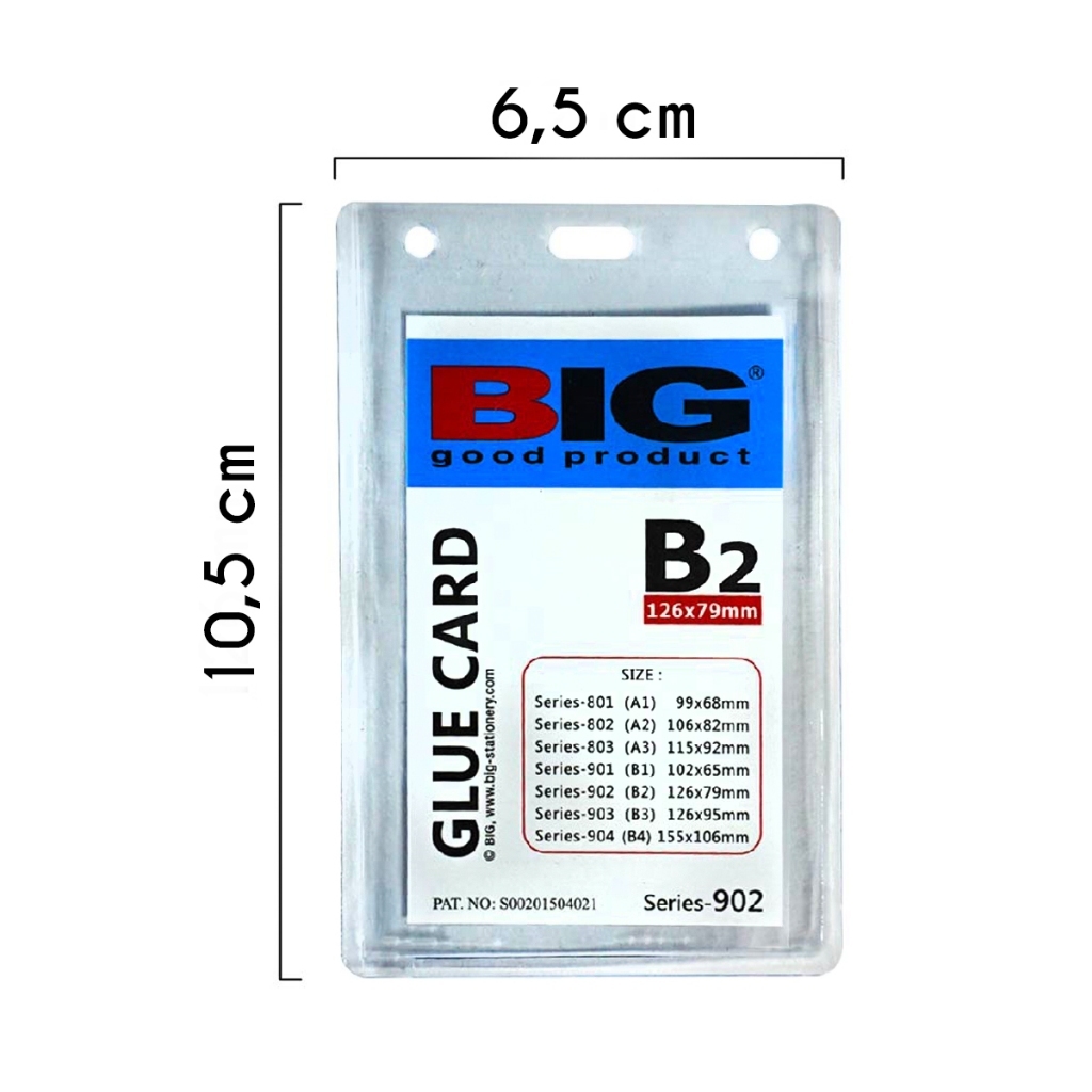 BIG ID Card Mika Glue Card Ukuran B2