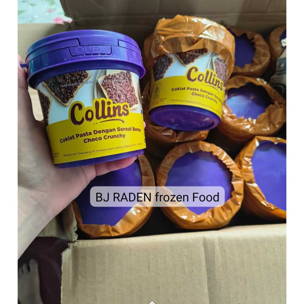 

Collins coklat selai crispy collins 350gr kemasan pabrik