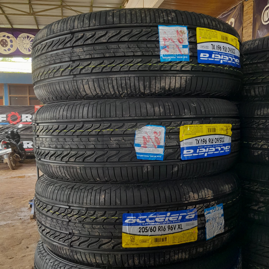 Ban Mobil R16 Ukuran 205 60 R16 Ban Standar Harian Tubles Ban Mobil Merk Accelera Eco-Plush Murah-Pa