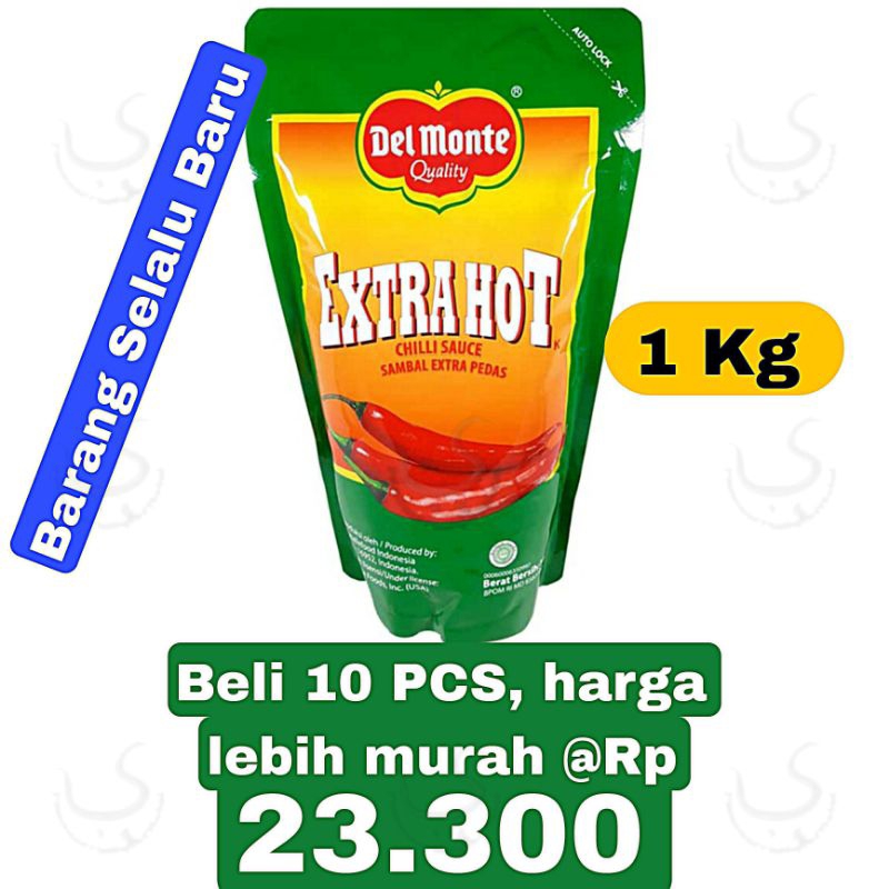 Delmonte Chili Sauce Extra Hot 1Kg