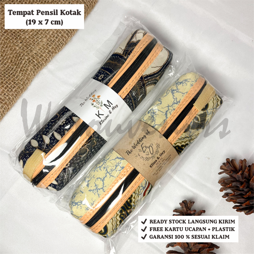 

Souvenir Pernikahan Tempat Pensil Batik Khas Jogja
