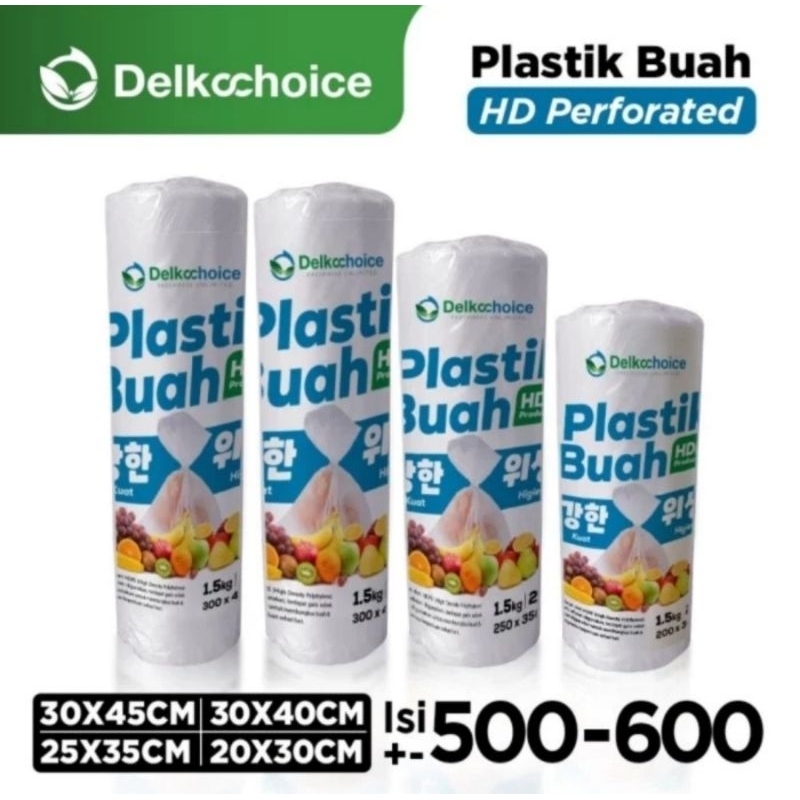 Plastik HD Roll Buah Sayur Fotocopy Packing Olshop HD Plong Bening Polos terlaris