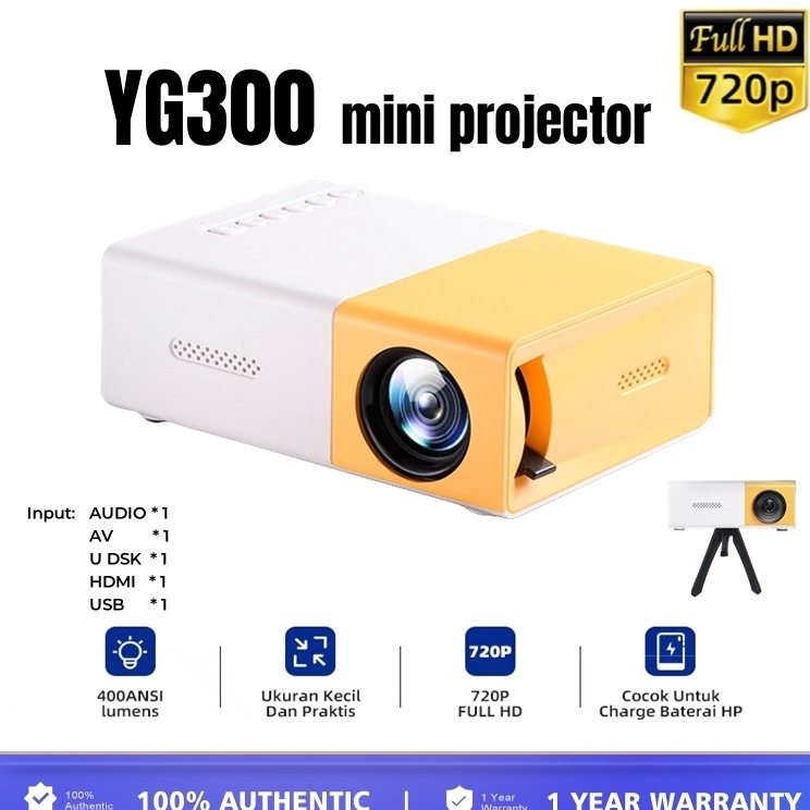 Mini Projector YG3 Poble LED Mini Projector hp Mini Home Theater HDMI Mini Projector