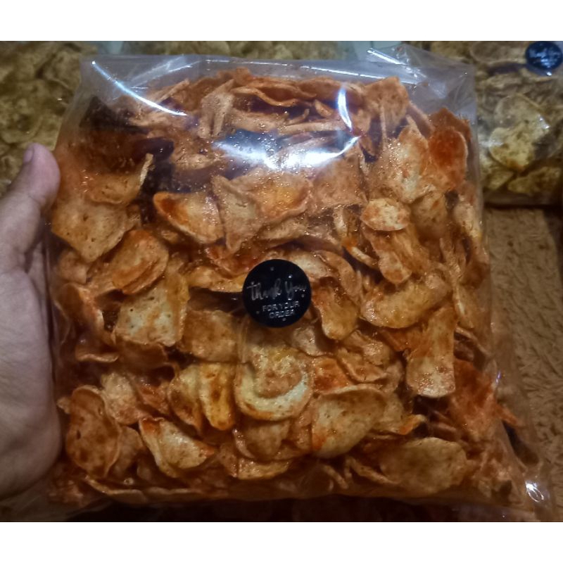 

keripik basreng renyah 1 kg hamada snack