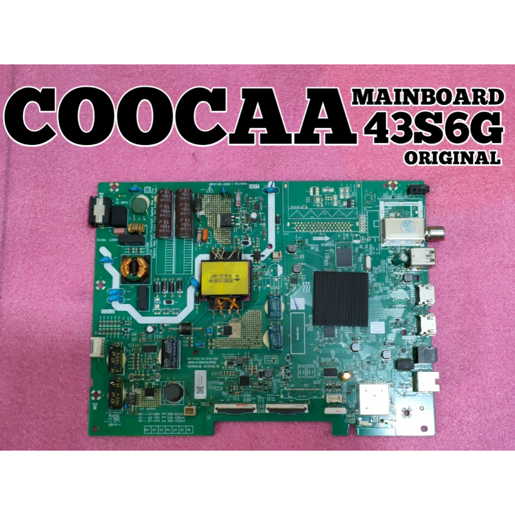 MB -MAINBOARD - TV LED - ANDROID - COOCAA 43S6G