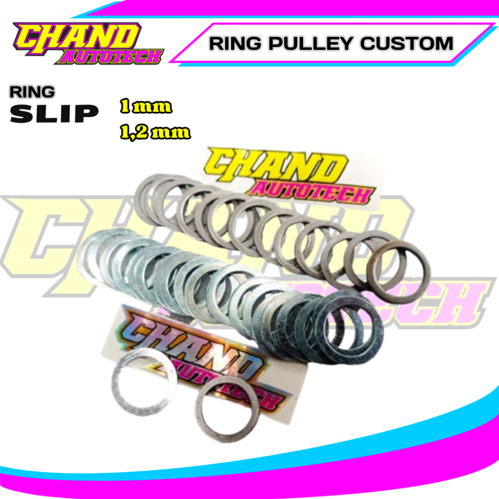 Ring Pully Mio J Ketebalan 1mm dan 1,2mm Ring Rumah Roller Pnp All Matic ketebalan 1mm dan 1,2mm