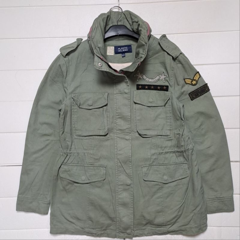 JAKET PLASTIC ISLAND M65 FASHION JACKET SIZE M
