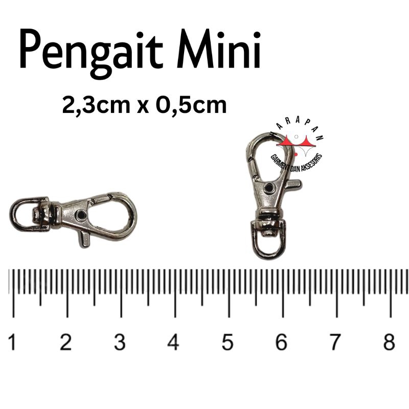 

Pengait Cantolan Kaitan Dompet Tas Pengait Mini Cantelan Tali Id Card