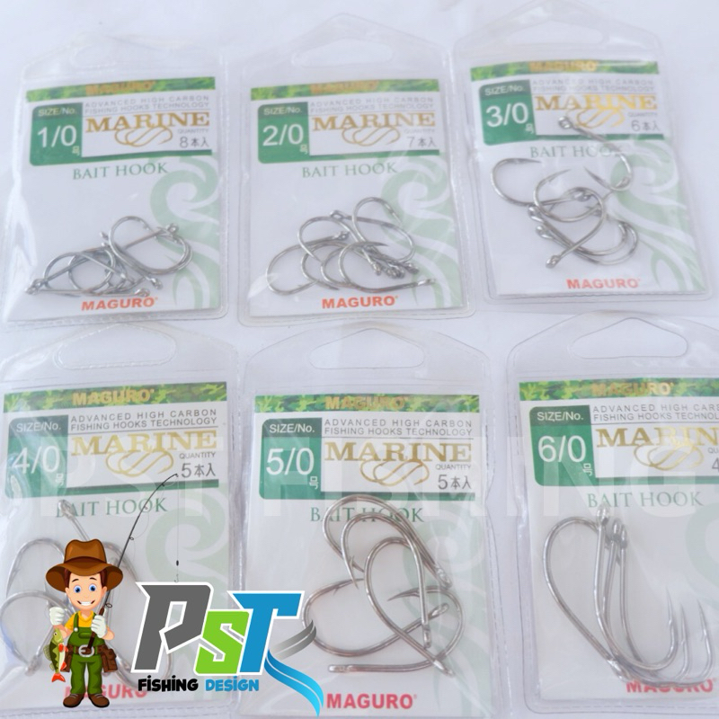 MATA KAIL MAGURO MARINE BAIT HOOK-ALAT PANCING