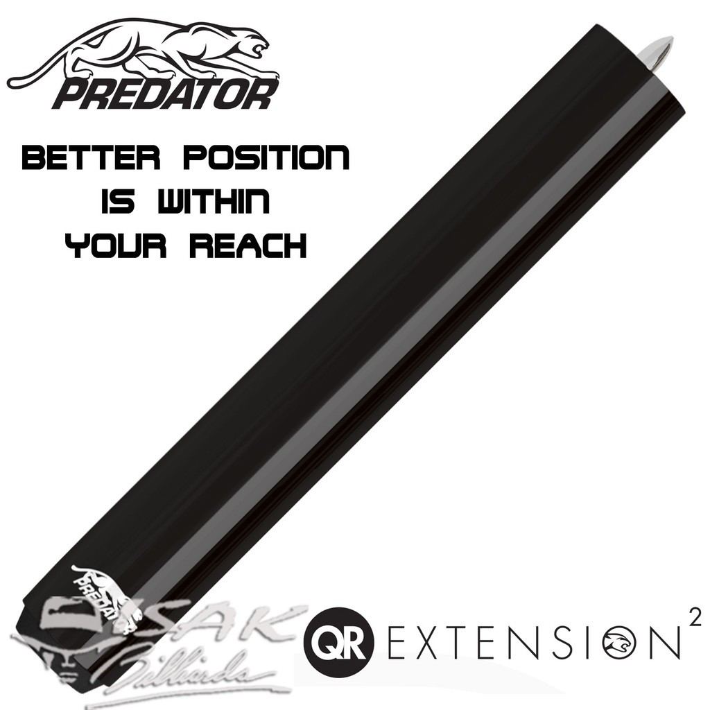 Predator QR Extension 8" - Uniloc - Billiard Cue Stick Stik Biliar Ext Asli Original