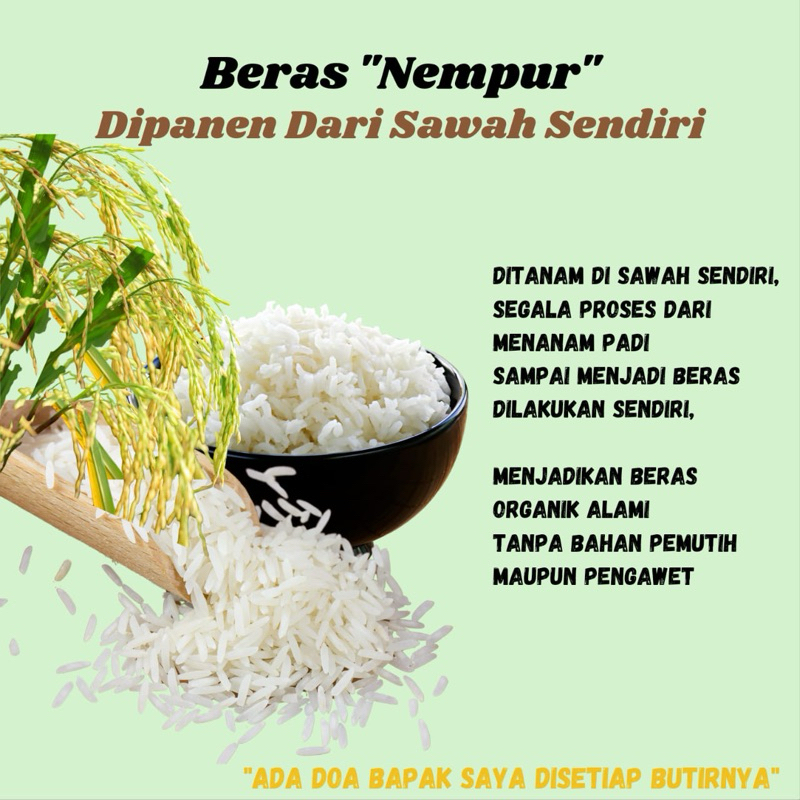 

Beras Nempur Langsung Dari Petani By Anantara 2kg