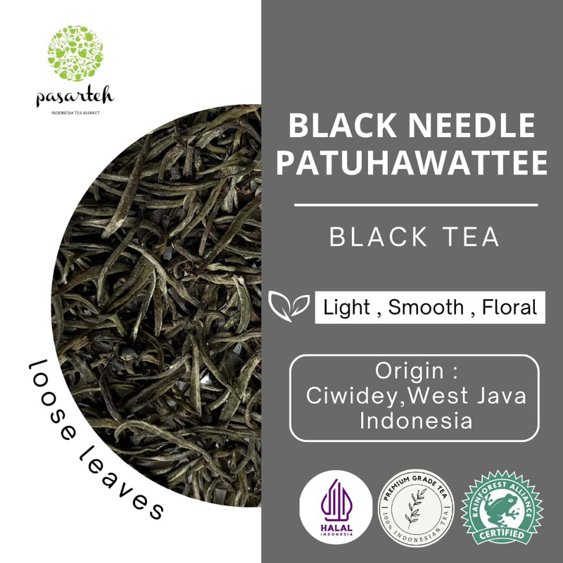 

[ Pasarteh Sample Pack ] Black Needle Patuhawattee I Black Tea I Teh Hitam I Premium Tea I Teh Indonesia