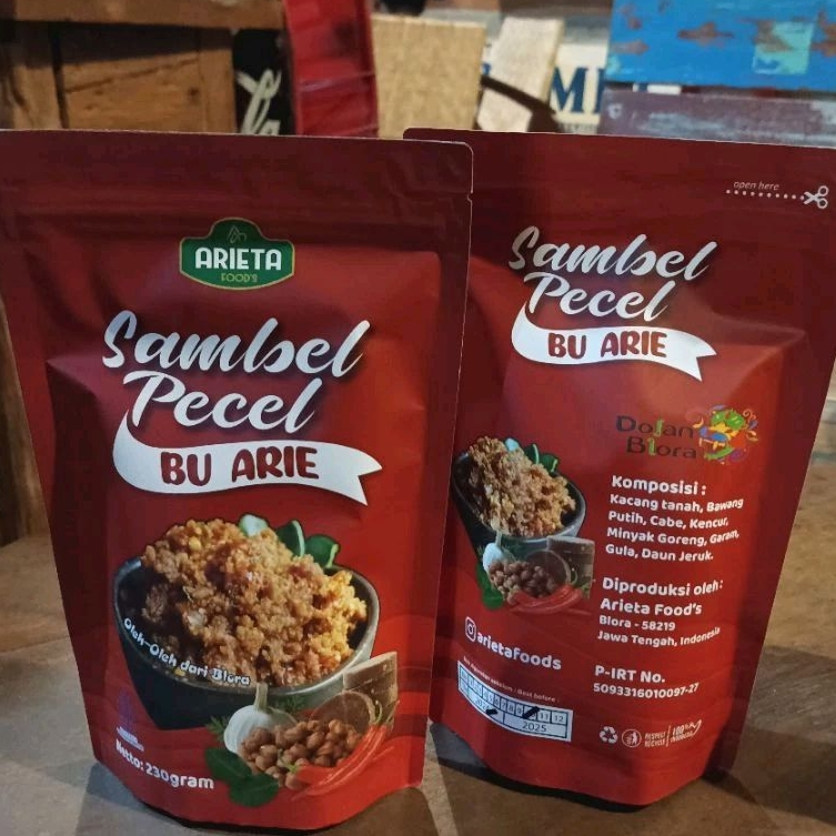 

Sambel Pecel "Bu Arie" Khas Blora 230gram