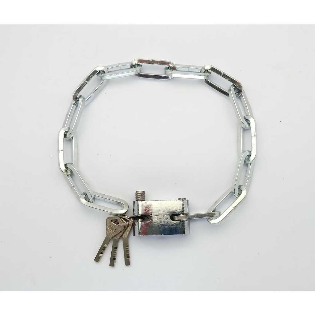 [Sanivio] Gembok Rantai Sepeda Motor Gembok Pagar 60cm dan 90cm