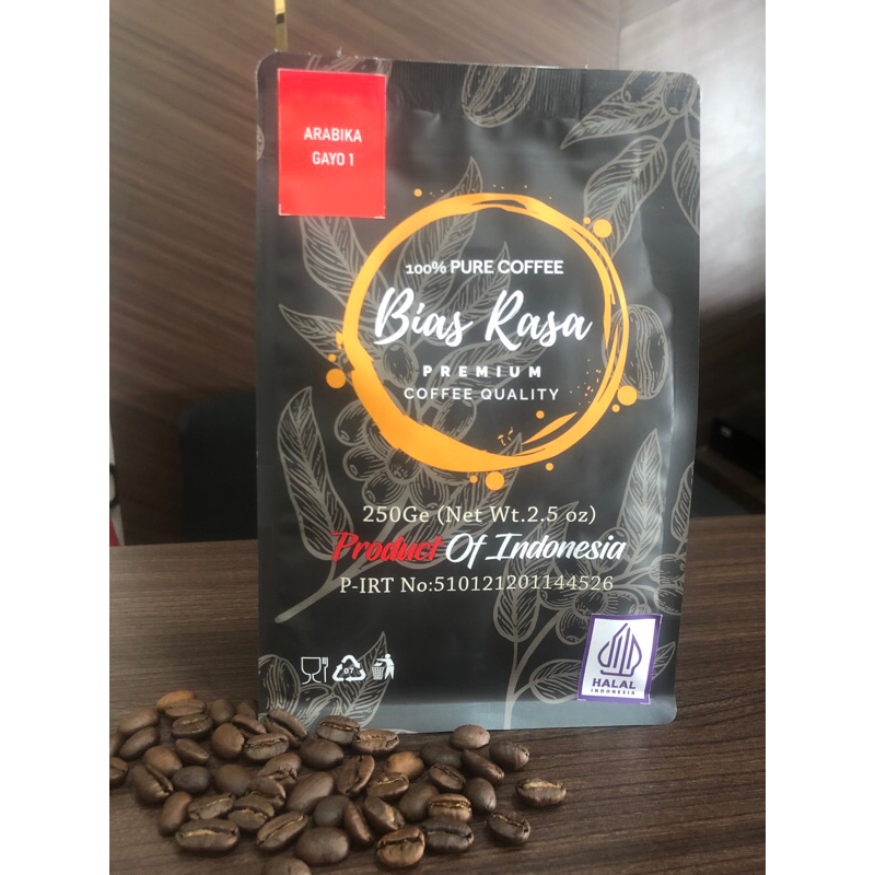 

Kopi Arabica Gayo 1 - Bias Rasa Kemasan 250 Gram
