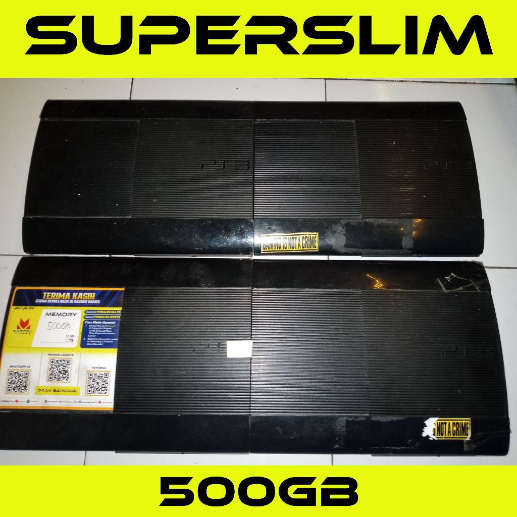 PS3 SUPERSLIM 500 GB FULL GAMES SECOND USER
