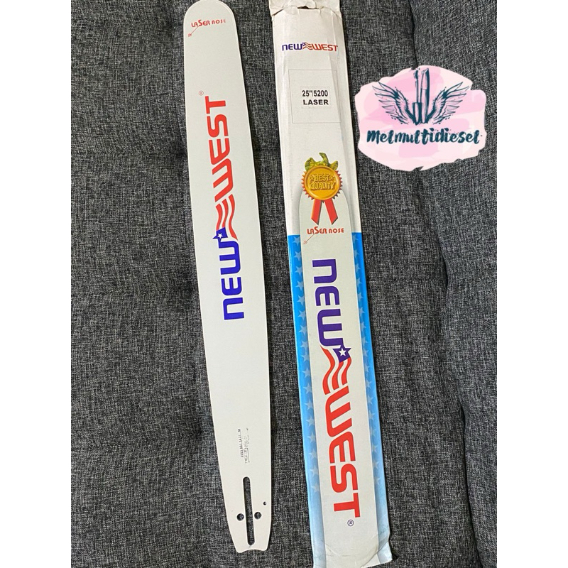 BAR CHAINSAW 25 INCH 42T LASER NEW NEW WEST ORIGINAL