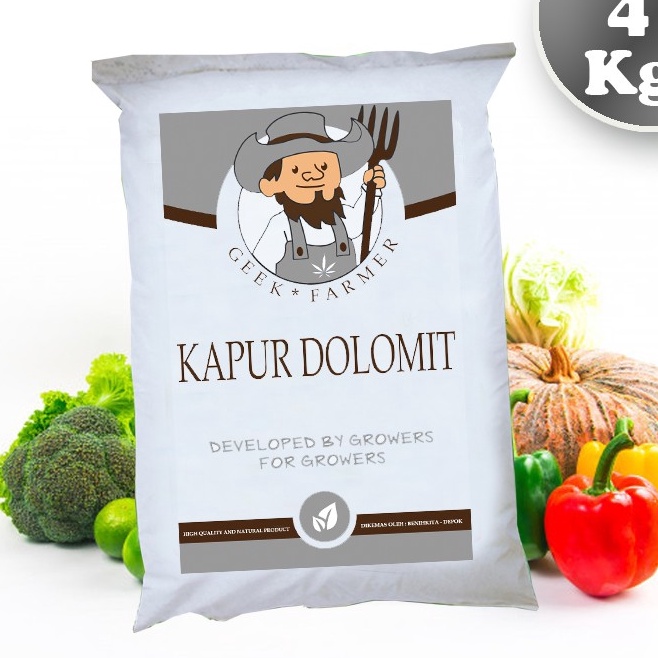 Super Promo Pupuk Kapur Penian Dolomit Premium Geek Farmer