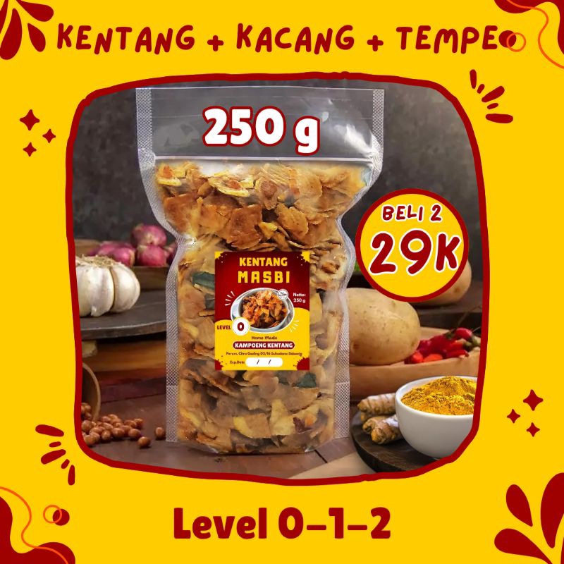 

KENTANG MASBI 250 GRAM LEVEL 0/1/2