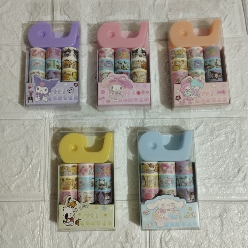 

washi tape set sanrio