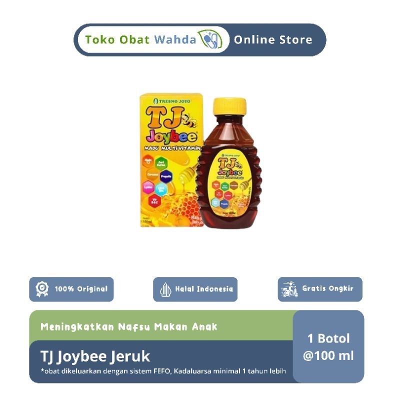 

Madu TJ Joybee Strawberry, Jeruk - Madu Penambah Nafsu Makan Anak