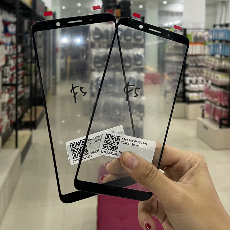 KACA LCD OPPO F5 | GLASS LCD OPPO F5 YOUTH | KACA DEPAN LCD OPPO F5 / F5 YOUTH ORIGINAL