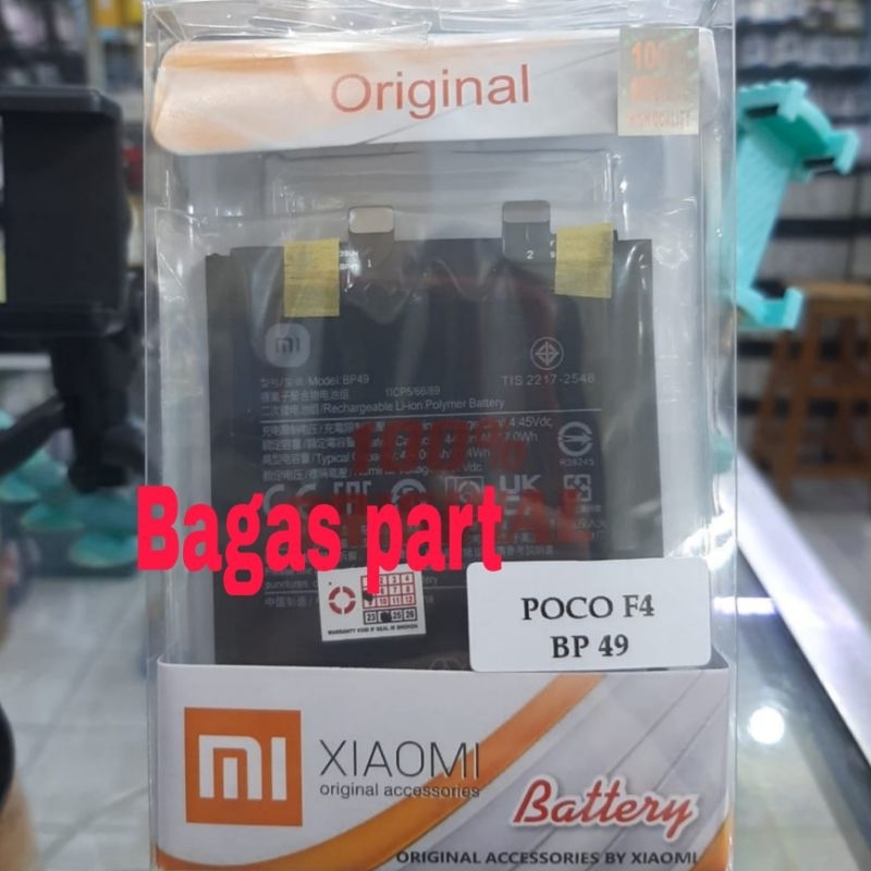 Bateri Battery Baterai Xiaomi Poco F4 BP49 Bp49 100% Bergaransi