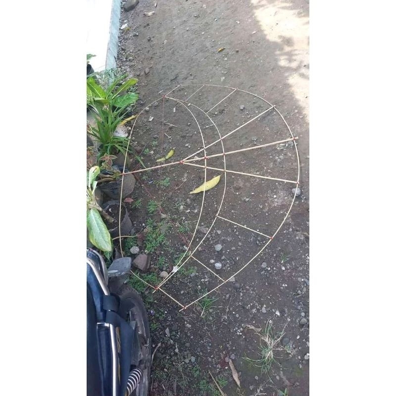 kerangka layangan pegong panjang 110cm