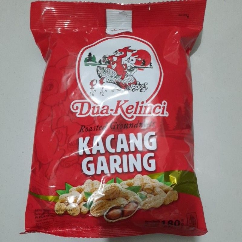 

Dua Kelinci Kacang 180gram EXP Mar 2025 (Aman+Double packing) Peanut Camilan Snack Ringan