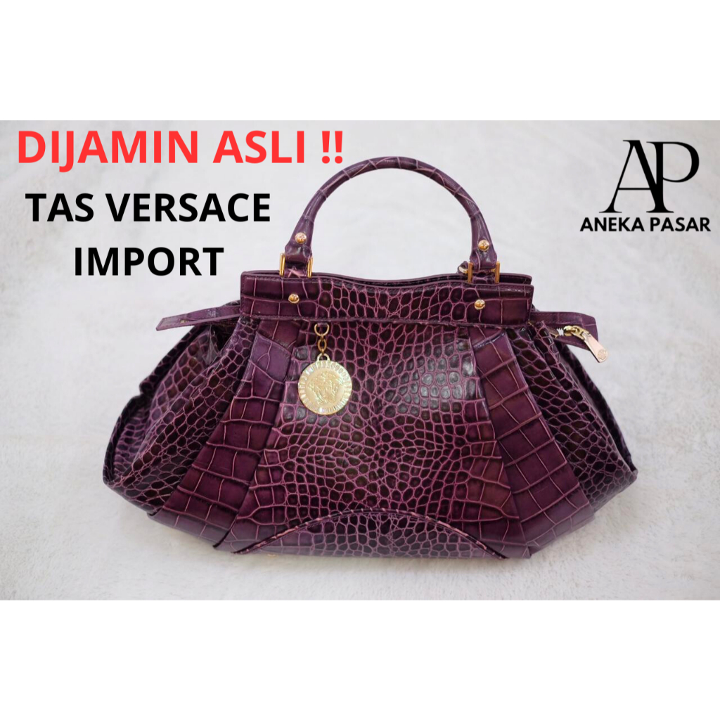 ASLI Tas Wanita Perempuan VERSACE Import Impor