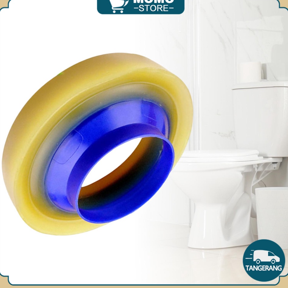 Karet Closet Duduk Universal Konektor Flange Offset Toilet  Toilet Gasket Pipa Kloset