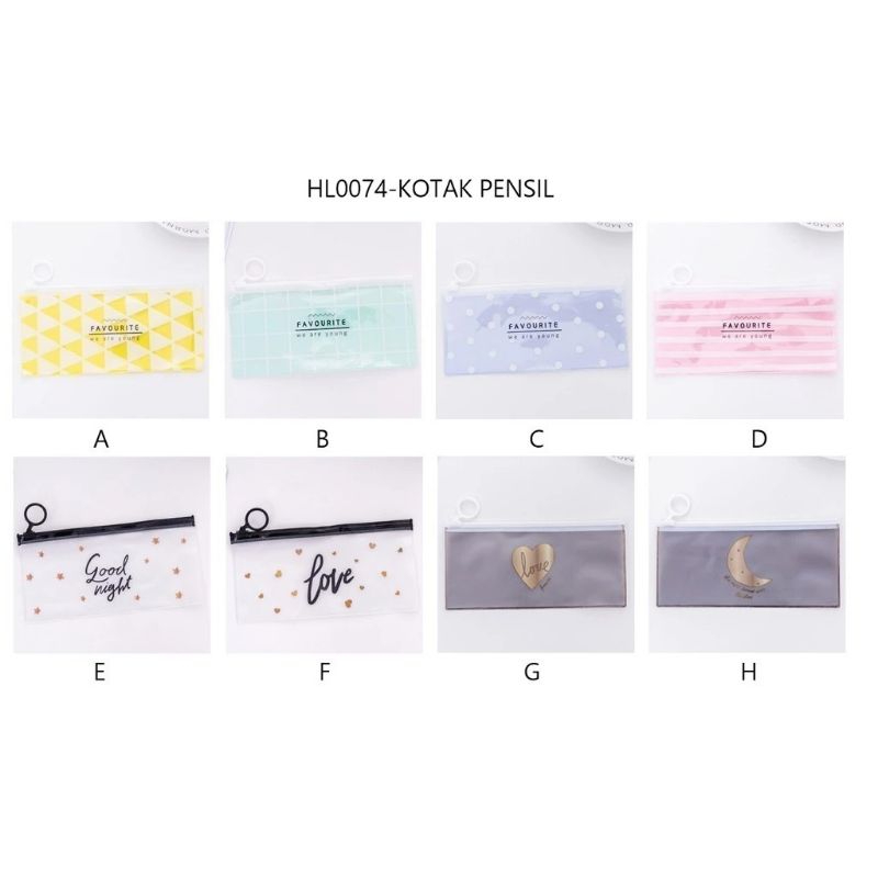 

Tempat Pensil Pulpen Transparan Ziplock Karakter Serbaguna Pouch Zip Lock Penyimpanan Kosmetik Pouch Zipper Pencil Case Tempat Penyimpanan Alat Tulis Murah