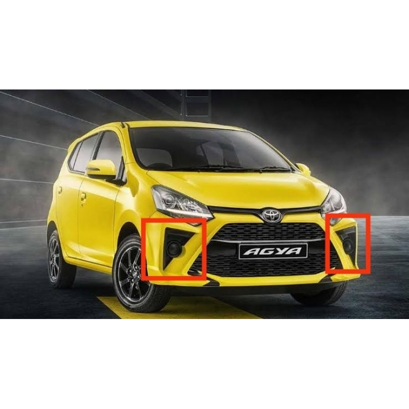 Cover Tutup Foglamp Cover Foglamp Toyota Agya 2021 Original