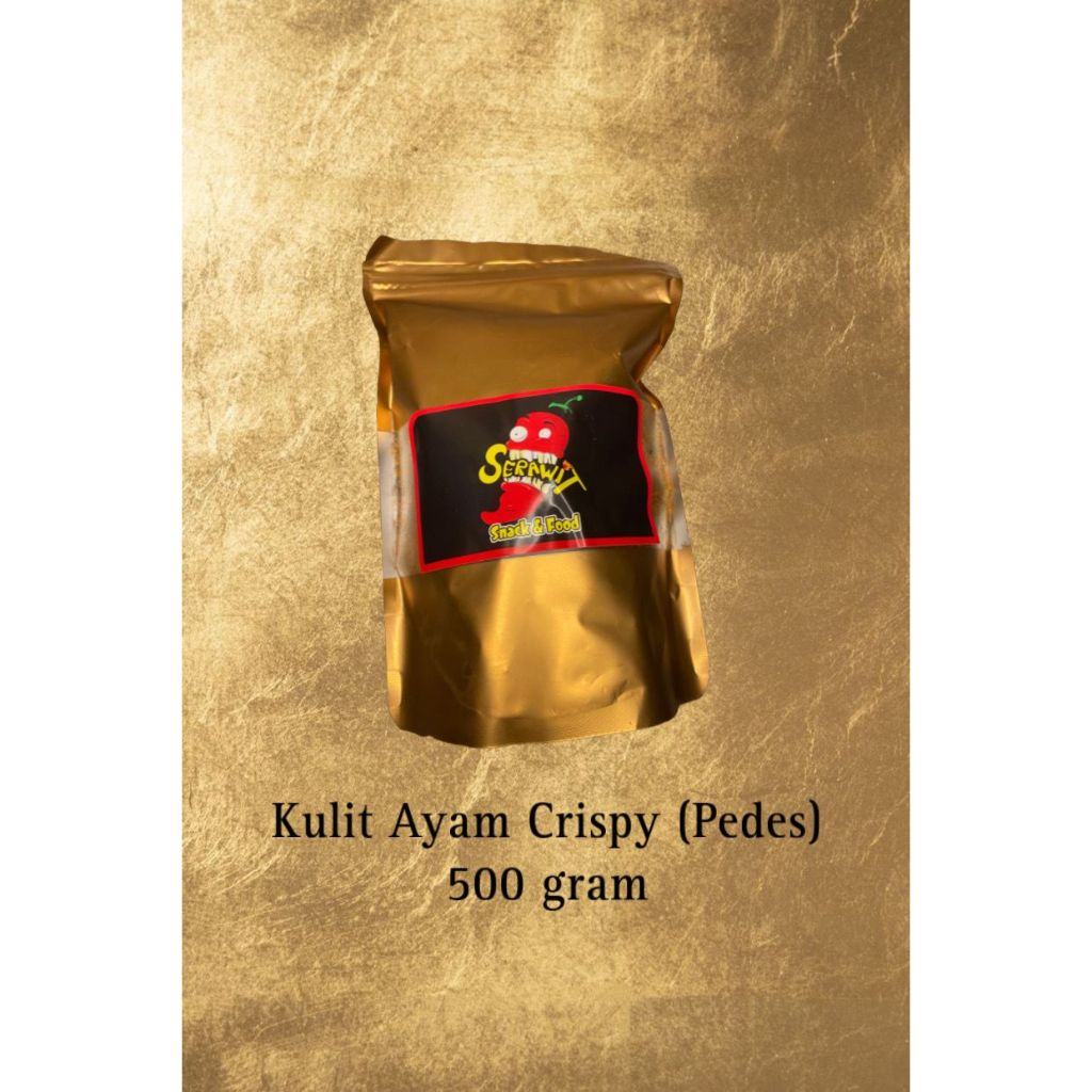 

Kulit Ayam Crispy Pedas 500 g (ex Nyabein)