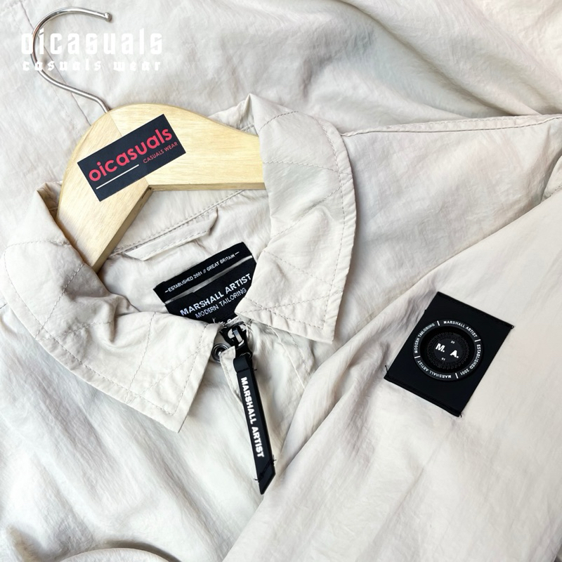 MARSHALL ARTIST OVERSHIRT BEIGE