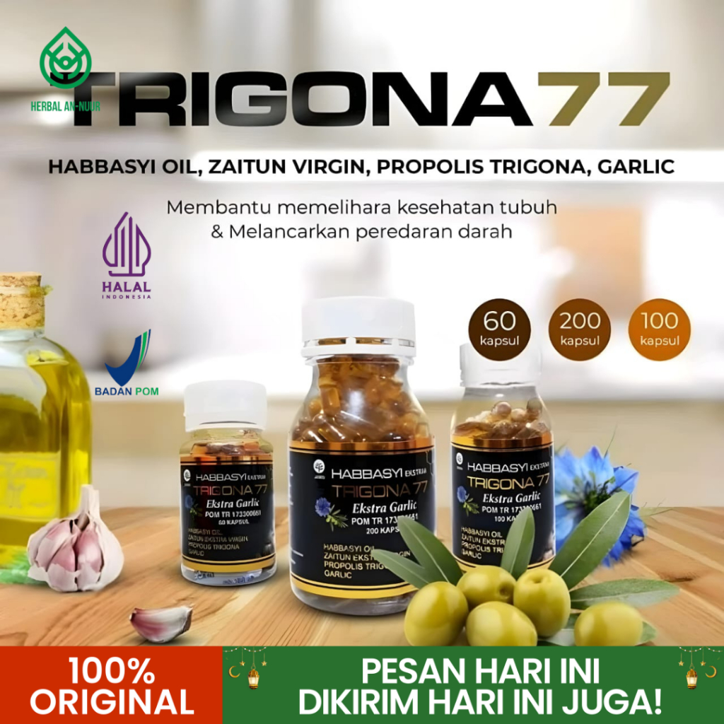 Habatussauda Extra Propolis Trigona 200 kapsul | Habbatussauda Oil | Propolis Trigona | Jinten hitam
