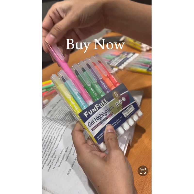 

FunFull Stabillo Pen Gel Highlighter Tidak Tembus No Bleeding