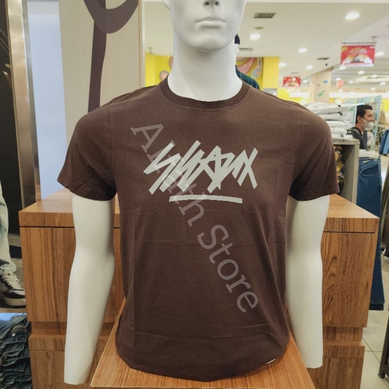 KAOS PRIA SHARKS ORIGINAL COKLAT SGB1069890