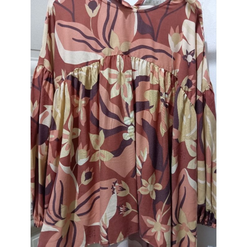 wearing klamby Poppy blouse