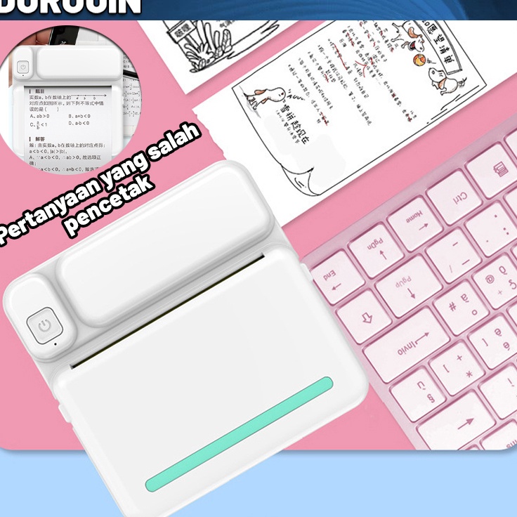 Trendy DurouinCOD Printer Thermal  kes printer bluetooth alat printer resiC19 xprinter printer pobel