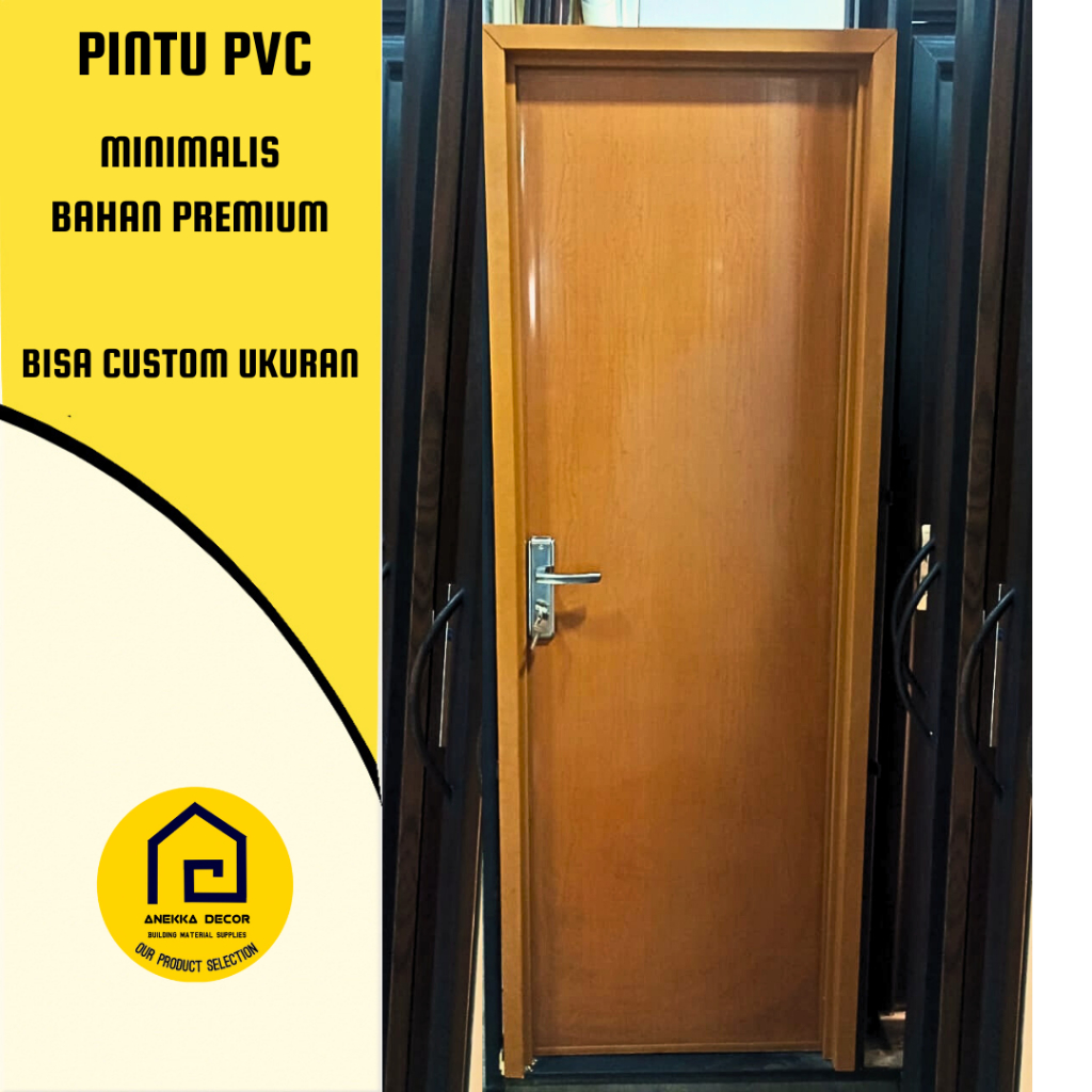 Pintu PVC  Kamar mandi / Pintu PVC Kamar Tidur Bahan Tebal