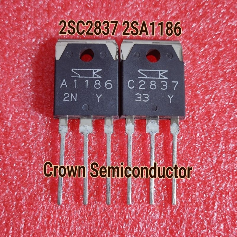 C2837 A1186 TO-3P Original Sanken 2SA1186 2SC2837