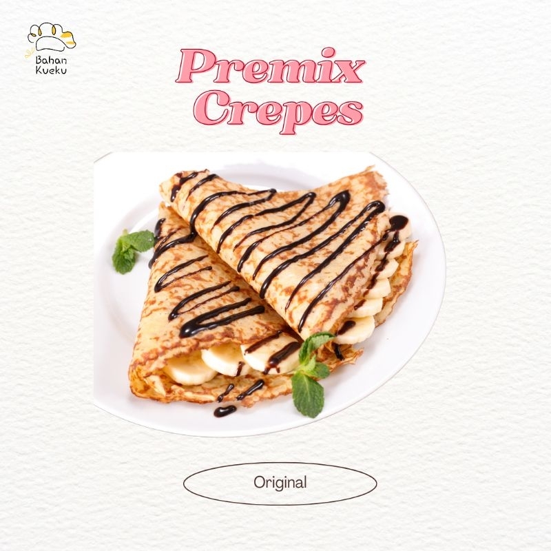 

1KG BAHAN KUE KU - TEPUNG INSTAN / PREMIX CREPES CRISPY PREMIUM