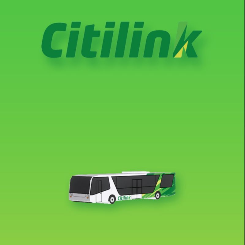 Miniatur/diecast bus bandara Citilink skala 1:400 & skala 1:200
