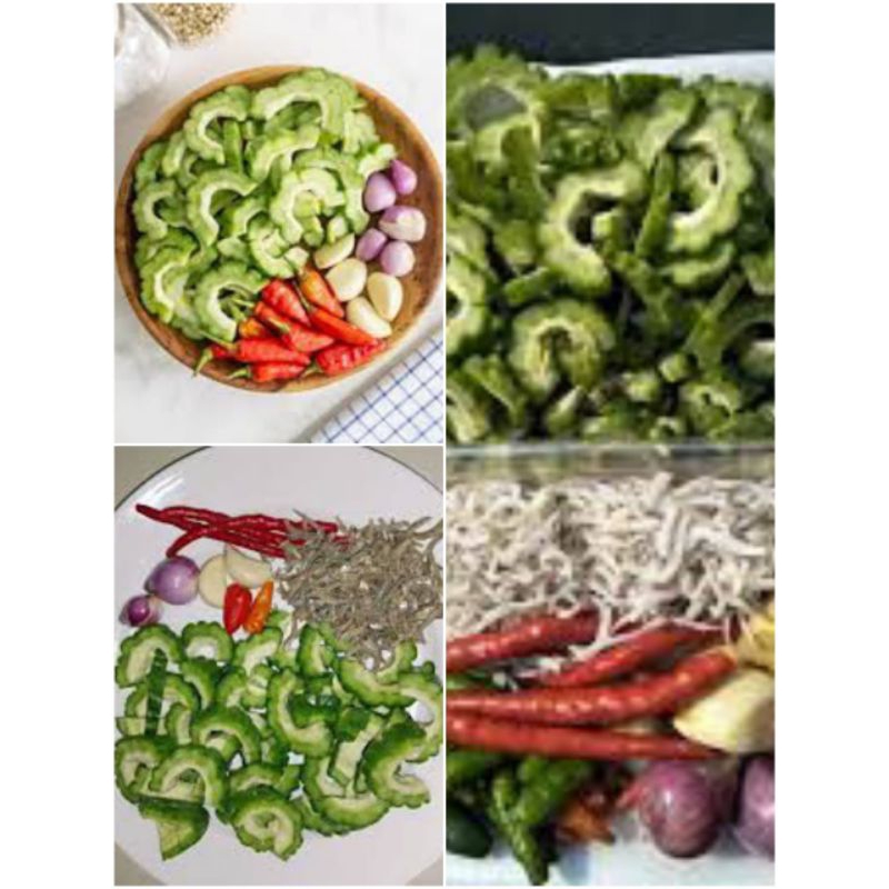 

Paket pare tumis iris+rebon, teri medan, teri jengki