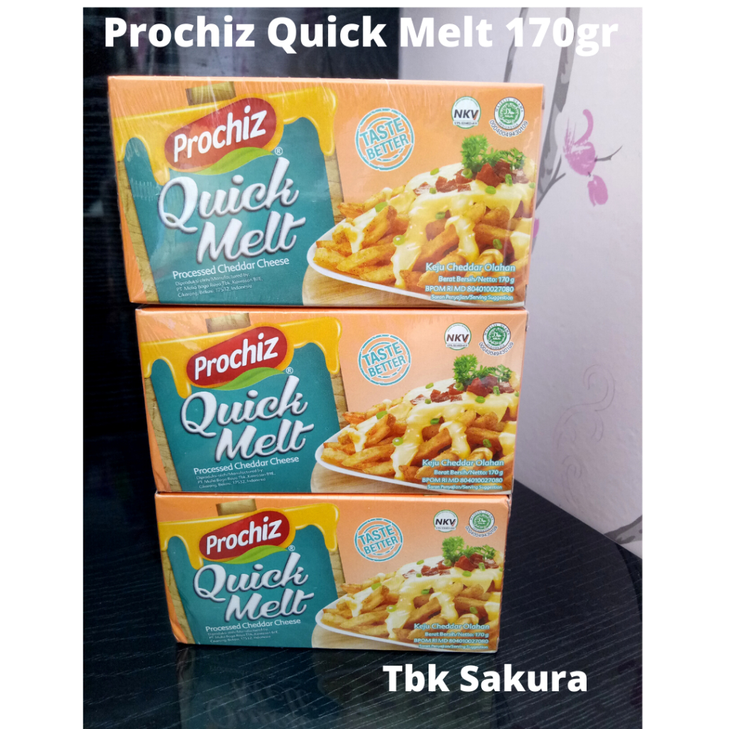 

Keju Prochiz QUICK MELT 160gr (KOTAK)