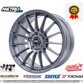 VELG RACING HSR WAKAYAMA RING 17 COCOK BUAT MOBIL CRV BRV INOVA XPANDER RUSH TERIOS