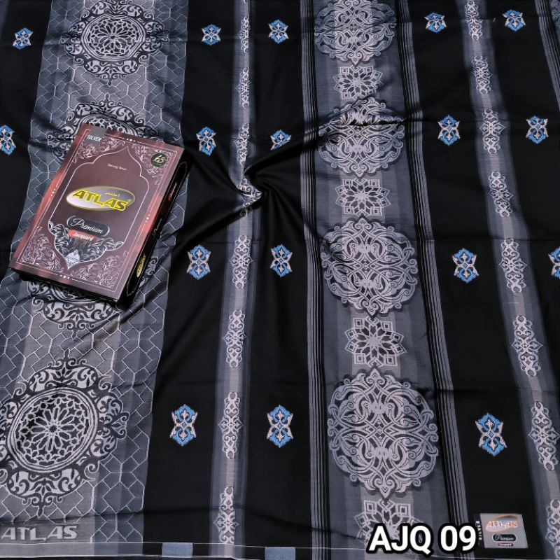 SARUNG ATLAS JACQUARD SONGKET GRADE SILVER MURAH MERIAH